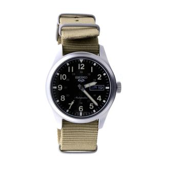 Seiko 5 Sports Field - Dames - Horloges - Groen - ONE Size - Nylon - Accessoires