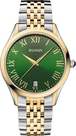 Balmain Classic R Bracelet Watch, 41mm in Two Tone Steel Gold Pvd 2N at Nordstrom