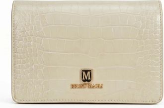 Bruno Magli Schoudertas - Dames - Tassen - Beige - Maat: ONE Size Zijde
