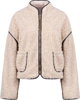 Nukus Nukus - Heineke Jas - Dames - Jassen - Beige - Maat: M Katoen