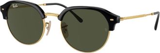 Ray-Ban Green Irregular Unisex Sunglasses RB4429 601/31 55