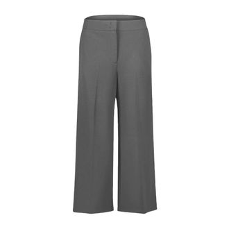 Betty Barclay Wijde broek - Dames - Broeken - Grijs - Maat: M Poliester