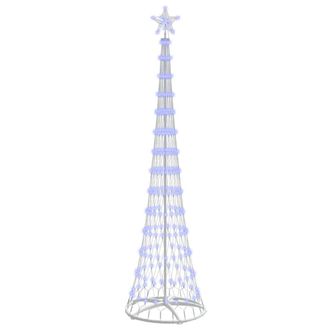 vidaXL &Aacute;rbol De Navidad Led Con 290 Led Con Soporte Azul 250 Cm Metal Vidaxl