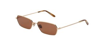 Retro Superfuture BALARM GRAFFIATO TQR Mens Sunglasses Gold Size 59
