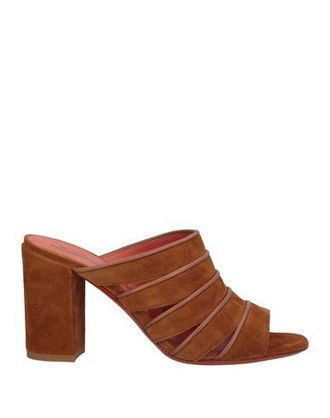 サンダル・ミュール SANTONI LAMINATED NAPPA MULE SANDALS 関税&送料込】Santoni Laminated Nappa Mule Sandals (SANTONI