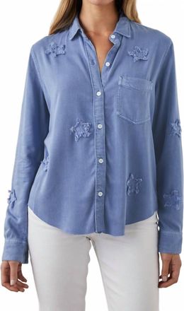 Rails Ingrid Raw Shirt In French Military Stars