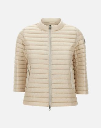 【関税&送料込】Moncler Sand Polyester Mauzun Down Jacket Moncler - Mauzun Short Down Jacket in Light Beige – Stoy