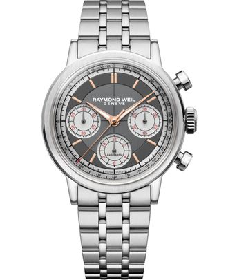 Raymond Weil Millesime Mens Silver Watch 7765-ST-60651 Stainless Steel - One Size