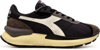 Diadora Zwarte Lage Sneakers Model 201.180469 - Heren - Sneakers - Zwart - 42 EU - Schoenen