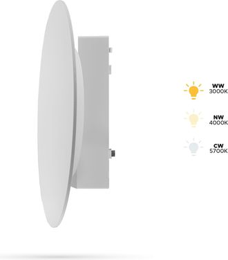 OEM Foco Redondo Blanco De 6 W Bd6 Para Rieles Slim Track Y Fiberflex, 48 V Cc, 3 Cct, 3000 K, 4000 K, 5700 K