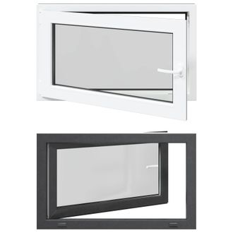 vidaXL Color Interno De Ventana De S&oacute;tano Blanco Risor 100 X 70 Cm Vidaxl