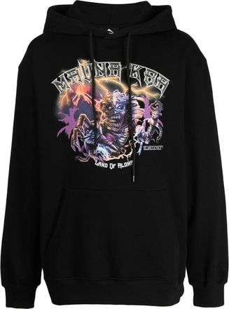 Mauna Kea logo-print cotton hoodie - men - Cotton - L - Black