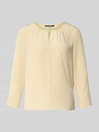 Luisa Cerano Luisa Cerano Regular Fit Bluse mit 3/4-Arm in Hellgelb, Gr&ouml;&szlig;e 34