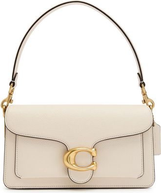 Coach Tabby 26 Grained Leather Shoulder bag - White - One Size