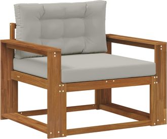 vidaXL Sof&aacute; Intermedio De Exterior Madera De Acacia S&oacute;lida Vidaxl