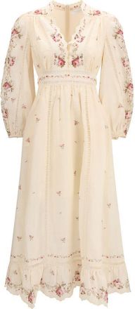 Zimmermann Beige Linen Casual Womens Dress