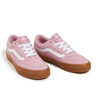 Vans Sneaker VANS BROOKLYN LS, Damen, Gr. 36,5, rosa (pink dawn), Leder, Synthetik, Schuhe Sneaker