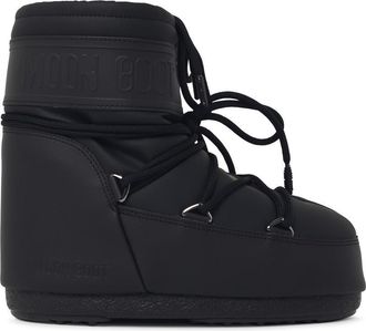 Moon Boot Mb Icon Low Rubber zwarte pvc-laarzen