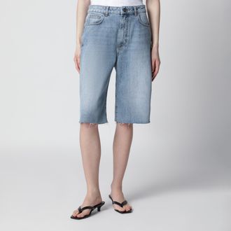 R&oacute;he Classic blue denim bermuda shorts