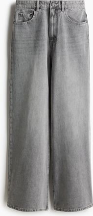 H&M Weite Jeans - Grau