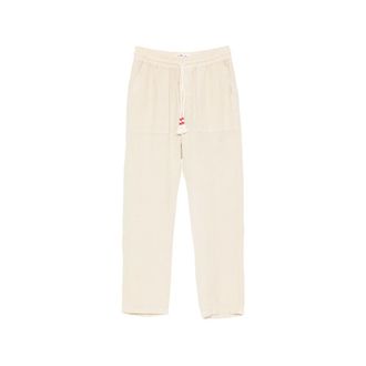 MC2 Saint Barth Straight Trousers, male, Beige, Size: XL Straight Trousers