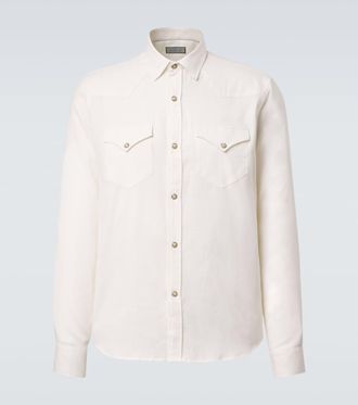 Canali Cotton and cashmere shirt