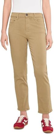 Kut from the Kloth Blair High-Rise Fab Ab New Straight Leg 5 Pocket in Antique Bronze Womens Jeans Antique Bronze : 18 28