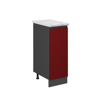 Vicco Armario De Farmacia R-line, Rojo, 30 Cm Et M&aacute;rmol