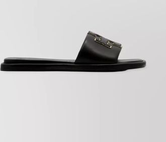 Tory Burch DOUBLE T emblem slides