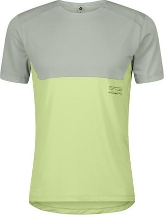 Scott Tee Endurance Tech S/S Laufshirt f&uuml;r Herren | gr&uuml;n/grau