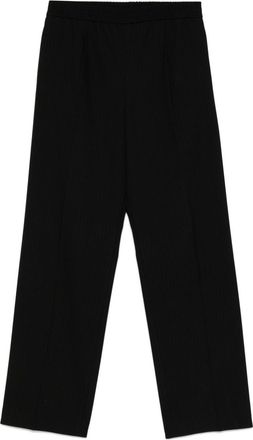 HUGO BOSS pinstriped trousers - Black