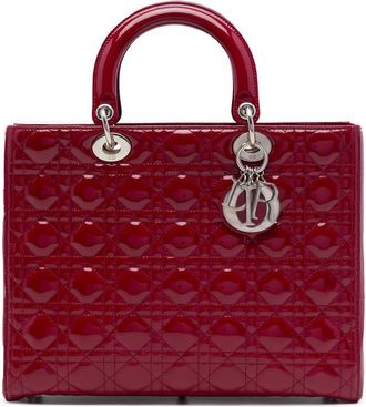 Dior Pre-owned Dior Large Patent Cannage Lady Satchel Ladies K6WK7V94HKOO1U3Y