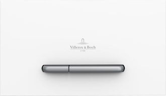 Villeroy & Boch Viconnect bedieningsplaat E300 DF frontbediend 25.3x14.5cm - kunststof wit