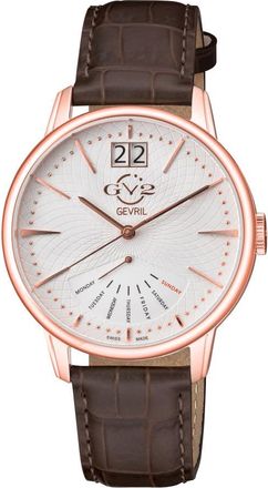 Gevril Group Rovescio White Dial Mens Watch 56203
