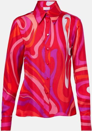 Pucci Camicia Marmo in seta