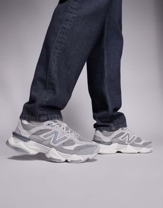 New Balance 9060 - Sneakers unisex grigie e nere-Nero