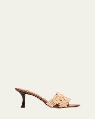 Jimmy Choo London Chara 70 Crochet Sandals