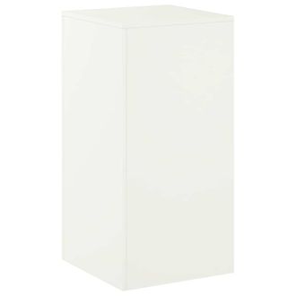 vidaXL Soporte De Plantas Blanco 40 X 40 X 80 Cm Acero Vidaxl