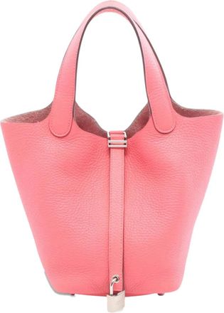 Hermès 2019 Clemence Picotin Lock 18 handbag - Rosa