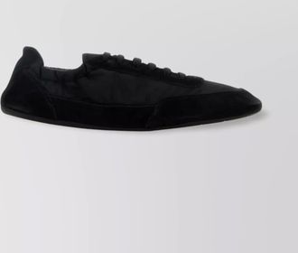 Prada collapse sneakers in re-nylon and suede