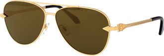 Versace Mens Sunglasses 0ve2283 Gold Metal