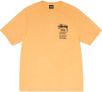 St&uuml;ssy OL 8 Ball Yin Yang Pig Dyed Tee - Heren - T-shirts - Oranje - L - Katoen - Tops