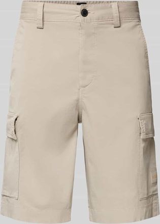 Boss Orange by Hugo Boss BOSS Orange Relaxed Fit Cargoshorts aus Baumwoll-Mix Modell SISLA in Hellgrau, Gr&ouml;&szlig;e 31