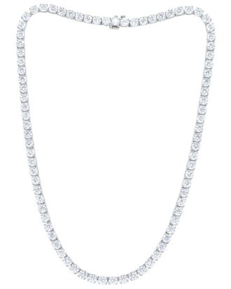Diana M. Jewels Fine Jewelry 18K 34.00 ct. tw. Lab-Grown Diamond Tennis Necklace