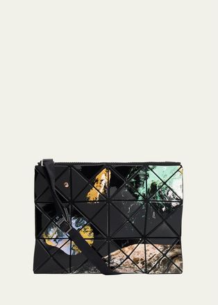 Issey Miyake Cosmic Abstract-Print Geometric Crossbody Bag
