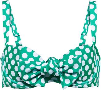 Alexandra Miro Clara polka-dot bikini top