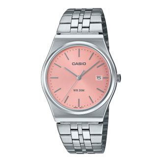 Casio Collection Unisexs Silver Watch MTP-B145D-4AVEF Stainless Steel - One Size