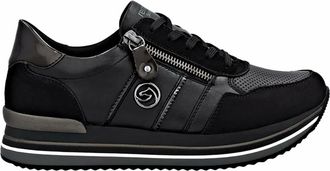 Rieker Sneakers - Dames - Schoenen - Zwart - Maat: 41 EU Leer