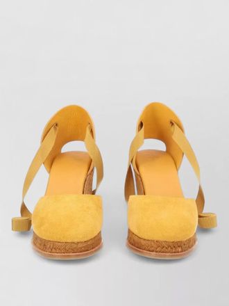Castaner camila suede espadrille wedge closed toe