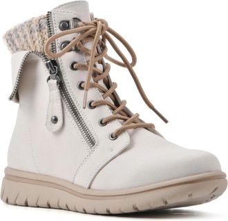 White Mountain Hope Boots Womens White Side Zip Bootie Lion900